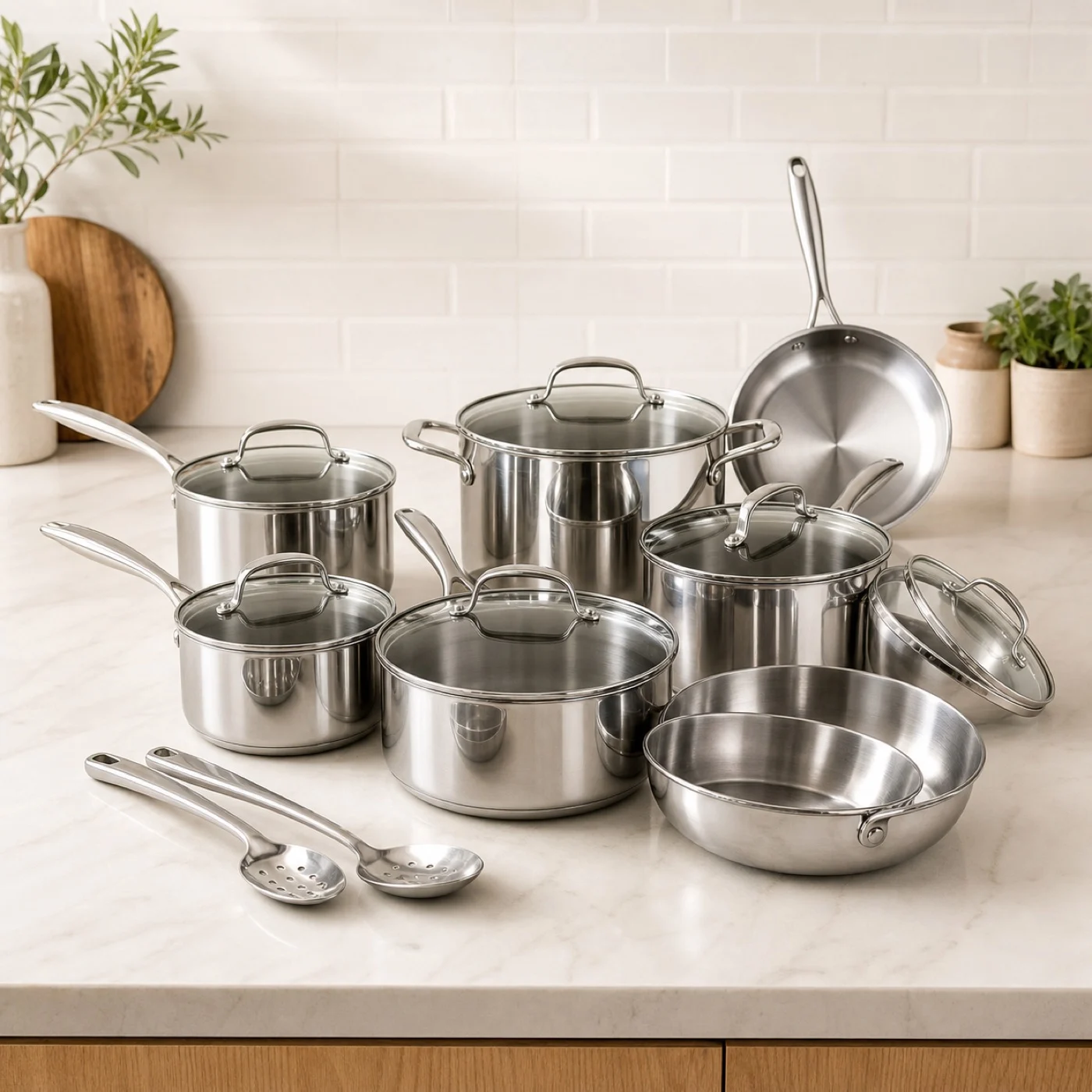 EasyShop Home Tri-Ply Cookware Set