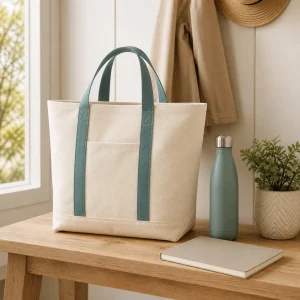 EasyShop Style Large Canvas Carry Tote