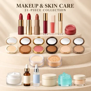 Makeup & Skin Care Collection — 21 Pieces — 21 products shown together; see the item list for contents